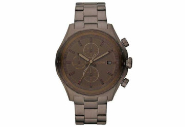 Horlogeband Fossil CH2820 Roestvrij staal (RVS) Bruin 22mm